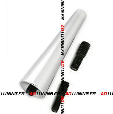 Antenne courte 55mm - courte, chrome